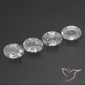 Shop natural 4.19ct Blanc Zircon gems, ovale, from Cambodge at GemSelect. In stock, global shipping!