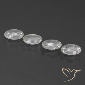 Shop natural 4.09ct Blanc Zircon gems, ovale, from Cambodge at GemSelect. In stock, global shipping!