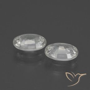 Shop natural 2.09ct Blanc Zircon gems, ovale, from Cambodge at GemSelect. In stock, global shipping!