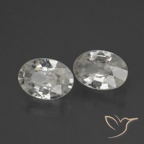 Shop natural 2.24ct Blanc Zircon gems, ovale, from Cambodge at GemSelect. In stock, global shipping!
