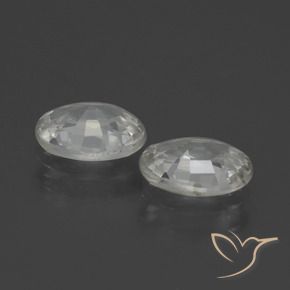 Shop natural 2.24ct Blanc Zircon gems, ovale, from Cambodge at GemSelect. In stock, global shipping!