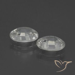 Shop natural 2.49ct Blanc Zircon gems, ovale, from Cambodge at GemSelect. In stock, global shipping!