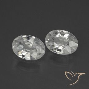 Shop natural 2.06ct Blanc Zircon gems, ovale, from Cambodge at GemSelect. In stock, global shipping!