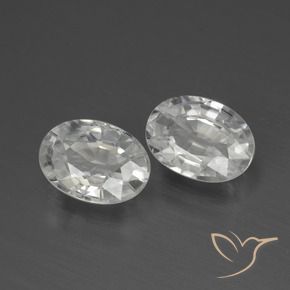 Shop natural 2.46ct Blanc Zircon gems, ovale, from Cambodge at GemSelect. In stock, global shipping!