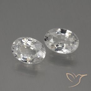 Shop natural 2.35ct Blanc chaud Zircon gems, ovale, from Cambodge at GemSelect. In stock, global shipping!