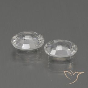 Shop natural 2.40ct Blanc Zircon gems, ovale, from Cambodge at GemSelect. In stock, global shipping!