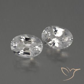 Shop natural 2.47ct Blanc chaud Zircon gems, ovale, from Cambodge at GemSelect. In stock, global shipping!
