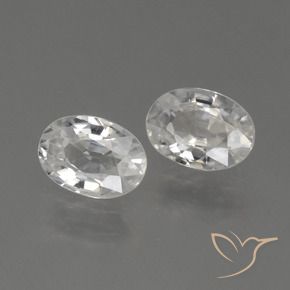 Shop natural 2.17ct Blanc Zircon gems, ovale, from Cambodge at GemSelect. In stock, global shipping!