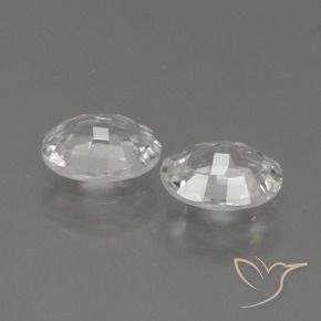 Shop natural 2.17ct Blanc Zircon gems, ovale, from Cambodge at GemSelect. In stock, global shipping!