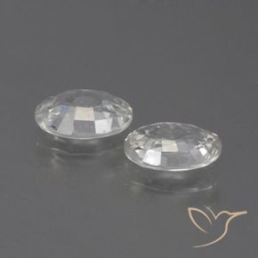 Shop natural 2.21ct Blanc Zircon gems, ovale, from Cambodge at GemSelect. In stock, global shipping!