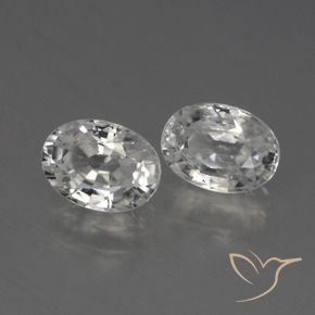Shop natural 2.54ct Blanc chaud Zircon gems, ovale, from Cambodge at GemSelect. In stock, global shipping!