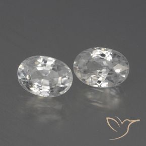 Shop natural 2.45ct Blanc Zircon gems, ovale, from Cambodge at GemSelect. In stock, global shipping!