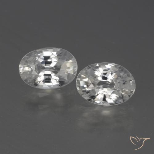2.42ctw Naturel Blanc chaud Zircon, ovale, VS