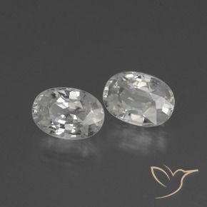 Shop natural 2.61ct Blanc Zircon gems, ovale, from Cambodge at GemSelect. In stock, global shipping!