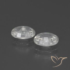 Shop natural 2.61ct Blanc Zircon gems, ovale, from Cambodge at GemSelect. In stock, global shipping!