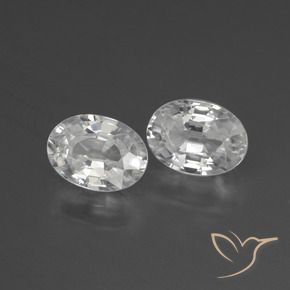 Shop natural 2.57ct Blanc Zircon gems, ovale, from Cambodge at GemSelect. In stock, global shipping!