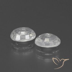 Shop natural 2.83ct Blanc Zircon gems, ovale, from Cambodge at GemSelect. In stock, global shipping!