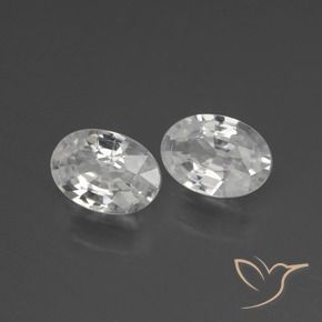 Shop natural 2.10ct Blanc Zircon gems, ovale, from Cambodge at GemSelect. In stock, global shipping!