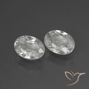 Shop natural 2.44ct Blanc Zircon gems, ovale, from Cambodge at GemSelect. In stock, global shipping!