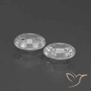 Shop natural 2.44ct Blanc Zircon gems, ovale, from Cambodge at GemSelect. In stock, global shipping!