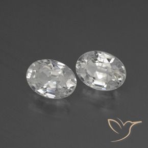 Shop natural 2.46ct Blanc Zircon gems, ovale, from Cambodge at GemSelect. In stock, global shipping!