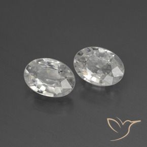 Shop natural 2.29ct Blanc Zircon gems, ovale, from Cambodge at GemSelect. In stock, global shipping!