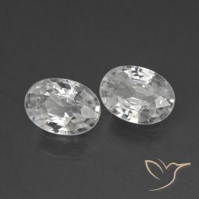 Shop natural 2.27ct Blanc chaud Zircon gems, ovale, from Cambodge at GemSelect. In stock, global shipping!