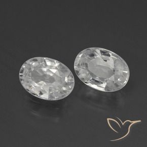 Shop natural 2.56ct Blanc Zircon gems, ovale, from Cambodge at GemSelect. In stock, global shipping!