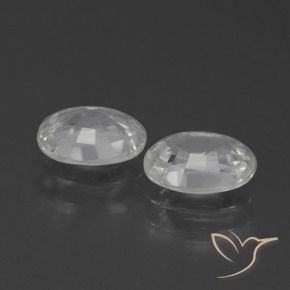 Shop natural 2.56ct Blanc Zircon gems, ovale, from Cambodge at GemSelect. In stock, global shipping!