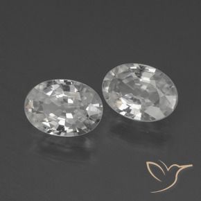 Shop natural 2.19ct Blanc chaud Zircon gems, ovale, from Cambodge at GemSelect. In stock, global shipping!