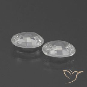 Shop natural 2.23ct Blanc Zircon gems, ovale, from Cambodge at GemSelect. In stock, global shipping!