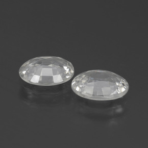 Achetez naturel 2,21ct blanc zircon gems, coupe ovale, en provenance cambodge chez gemselect. en stock, livraison internationale!