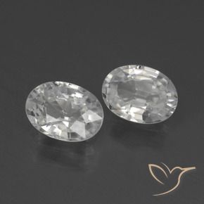 Shop natural 2.35ct Blanc Zircon gems, ovale, from Cambodge at GemSelect. In stock, global shipping!
