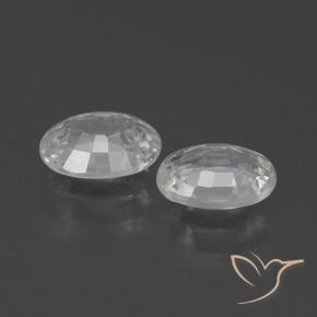 Shop natural 2.35ct Blanc Zircon gems, ovale, from Cambodge at GemSelect. In stock, global shipping!