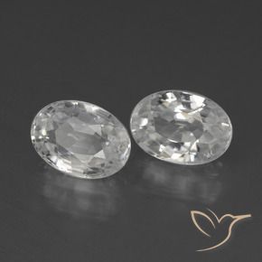 Shop natural 2.86ct Blanc Zircon gems, ovale, from Cambodge at GemSelect. In stock, global shipping!