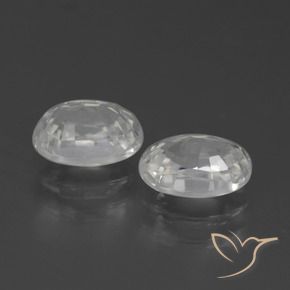 Shop natural 2.86ct Blanc Zircon gems, ovale, from Cambodge at GemSelect. In stock, global shipping!