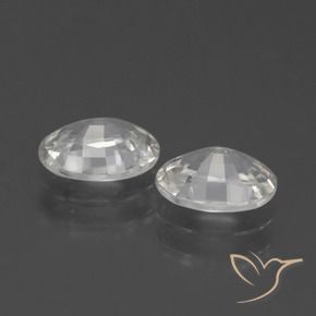 Shop natural 2.32ct Blanc Zircon gems, ovale, from Cambodge at GemSelect. In stock, global shipping!