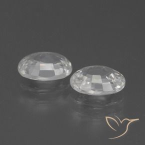 Shop natural 2.48ct Blanc Zircon gems, ovale, from Cambodge at GemSelect. In stock, global shipping!