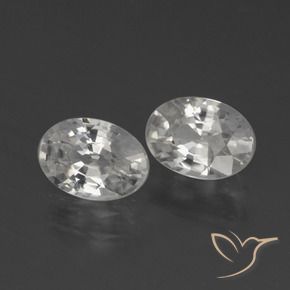Shop natural 2.36ct Blanc Zircon gems, ovale, from Cambodge at GemSelect. In stock, global shipping!