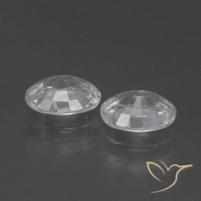 Shop natural 2.45ct Blanc Zircon gems, ovale, from Cambodge at GemSelect. In stock, global shipping!
