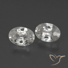 Shop natural 2.27ct Blanc Zircon gems, ovale, from Cambodge at GemSelect. In stock, global shipping!