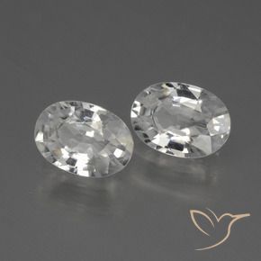 Shop natural 2.37ct Blanc Zircon gems, ovale, from Cambodge at GemSelect. In stock, global shipping!