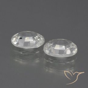 Shop natural 2.37ct Blanc Zircon gems, ovale, from Cambodge at GemSelect. In stock, global shipping!
