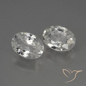 Shop natural 2.43ct Blanc chaud Zircon gems, ovale, from Cambodge at GemSelect. In stock, global shipping!