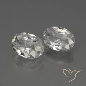 Shop natural 2.36ct Blanc Zircon gems, ovale, from Cambodge at GemSelect. In stock, global shipping!