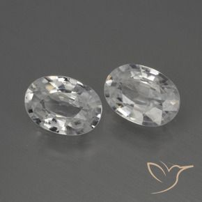 Shop natural 2.29ct Blanc Zircon gems, ovale, from Cambodge at GemSelect. In stock, global shipping!