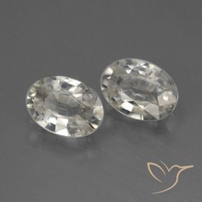 Shop natural 2.28ct Blanc chaud Zircon gems, ovale, from Cambodge at GemSelect. In stock, global shipping!