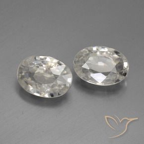 Shop natural 2.07ct Blanc chaud Zircon gems, ovale, from Cambodge at GemSelect. In stock, global shipping!