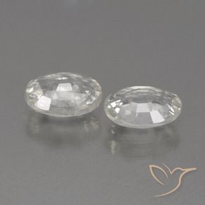Shop natural 2.07ct Blanc chaud Zircon gems, ovale, from Cambodge at GemSelect. In stock, global shipping!