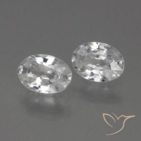 Shop natural 2.26ct Blanc Zircon gems, ovale, from Cambodge at GemSelect. In stock, global shipping!